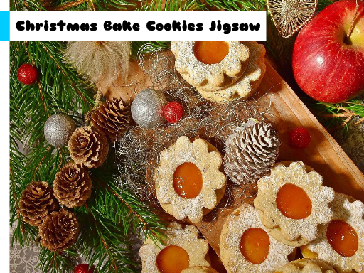 Christmas Bake Cookies Jigsaw Game Image