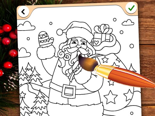 Christmas Coloring Game Game Image