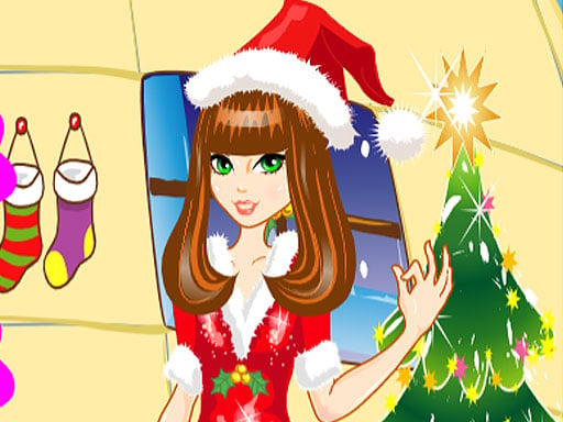 Christmas Girl Dressup Game Image
