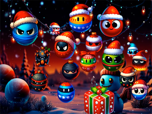Christmas Rush : Red and Friend Balls Game Image