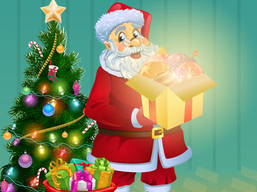 Christmas Santa Lights Game Image