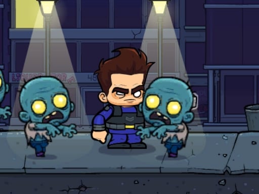 City Zombie Survival 2D Game Image