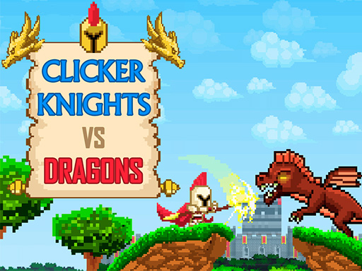 Clicker Knights Vs dragons Game Image