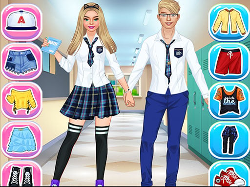 College Girl & Boy Makeover Game Image