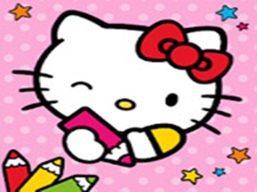 Color  Paint By Number With Hello Kitty