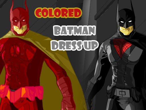 Colored Batman Dress Up Game Image