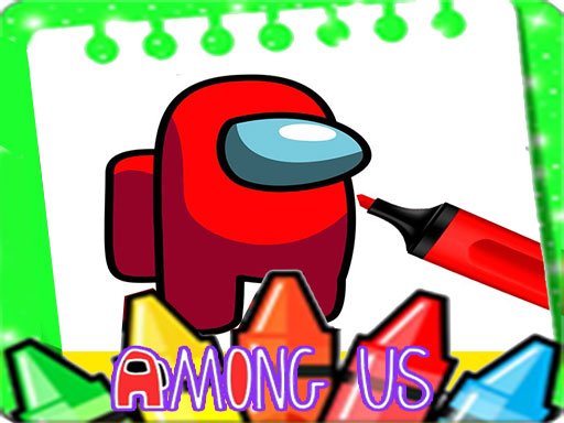 Coloring Book For Amoung Us 2 Game Image