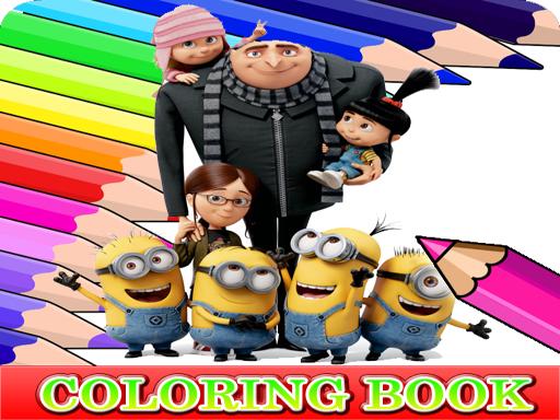 Coloring Book for Despicable Me Printable Game Image