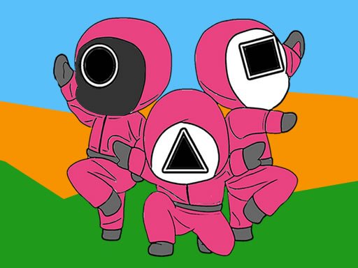 Coloring Book Squid Game Game Image