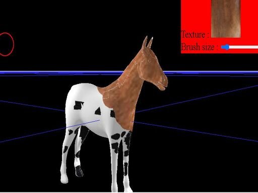 coloring horse Game Image