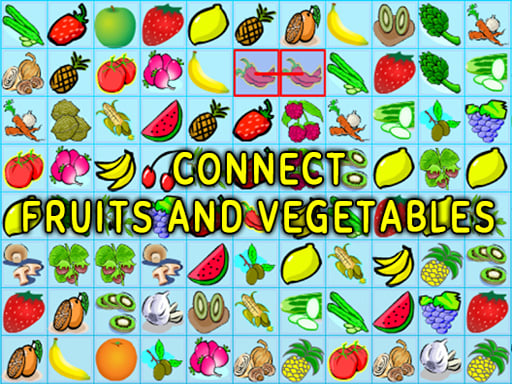 Connect: Fruits and Vegetables Game Image