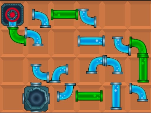 Connect the Pipes 2d Game Image