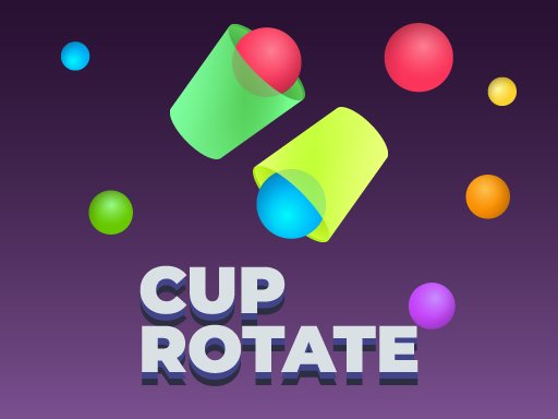 Cup Rotate: Falling Balls Game Image