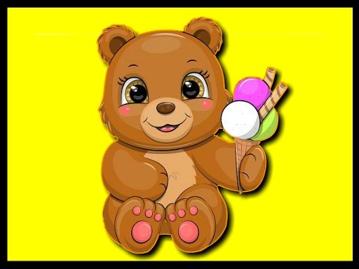 Cute Bear Memory Game Image