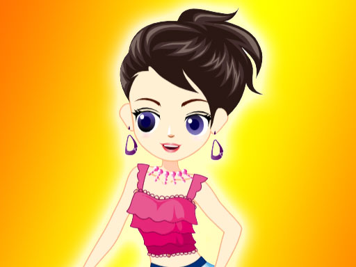 Cute Girl Dress Up Game Image