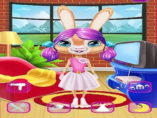 Daisy Bunny Dress up Game Image