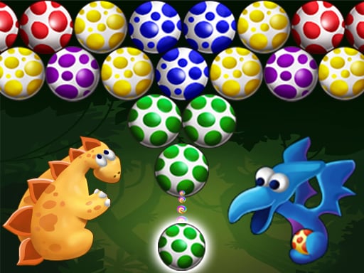Dino Eggs Bubble Shooter Game Image