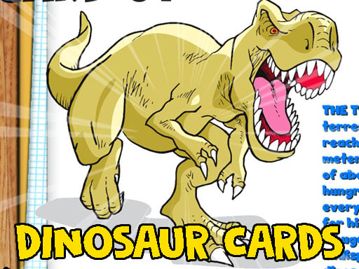 Dinosaur Cards Game Game Image