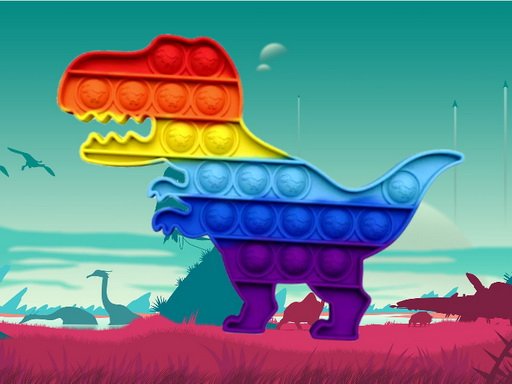 Dinosaur Pop It Jigsaw Game Image