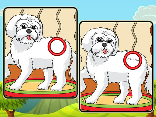 Dogs Spot The Differences 2 Game Image