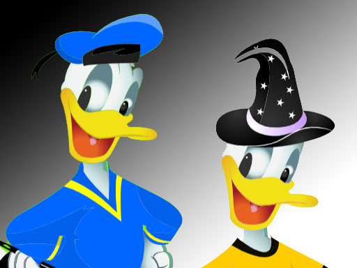 Donald Duck Dressup Game Image