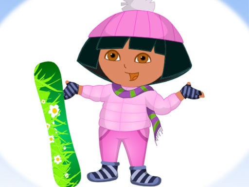 Dora Ski Dress up Game Image
