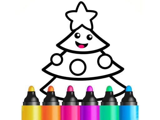 Drawing Christmas For Kids Game Image