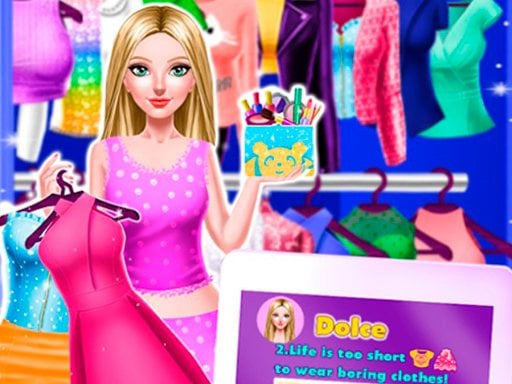 Dress up Barbie Game Image