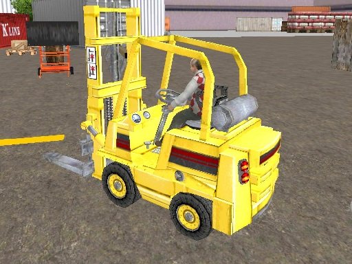 Driving Forklift Sim Game Image