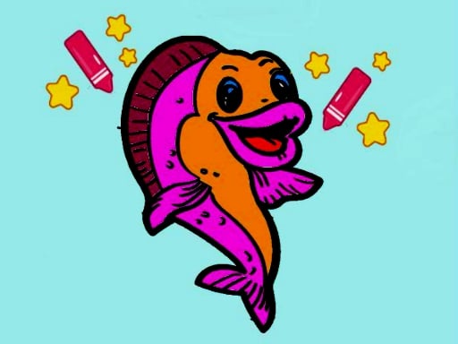 Easy To Paint GoldFish Game Image
