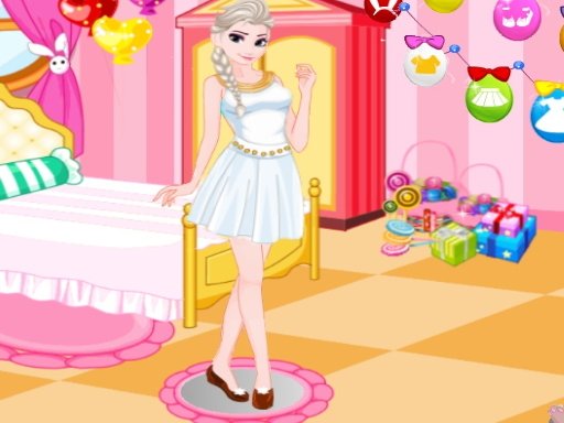 Elsa dress-up Game Image