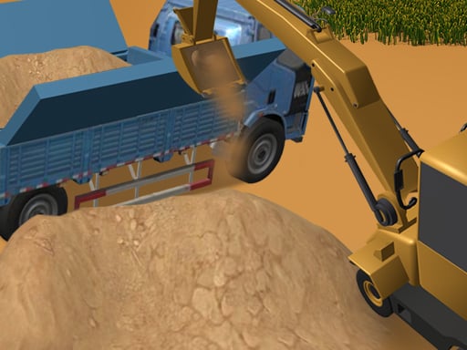 Excavator Driving Challenge Game Image