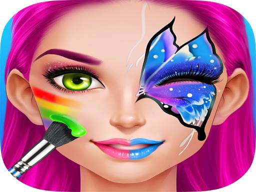 Face Paint Costume Party Girls Salon Game Image