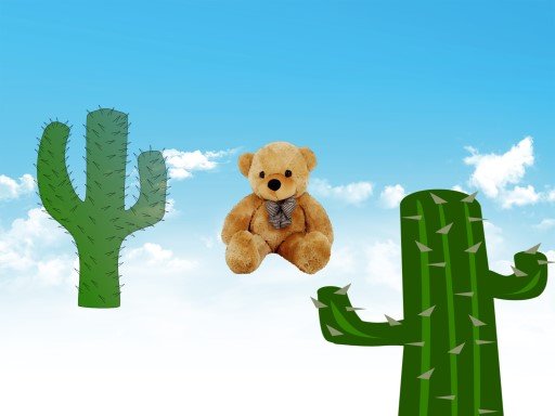 Fall cactus Season 1 teddy Game Image