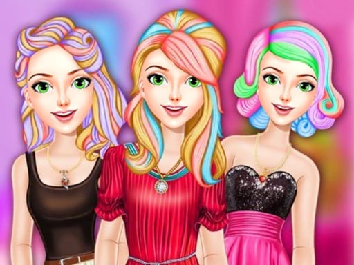 Fashion Dye Hair Design Game Image