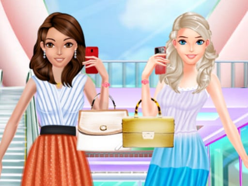 Fashion Girls Shopping For Summer Game Image