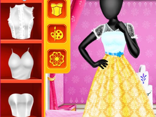 Fashion Studio Snow Queen Dress 2 Game Image
