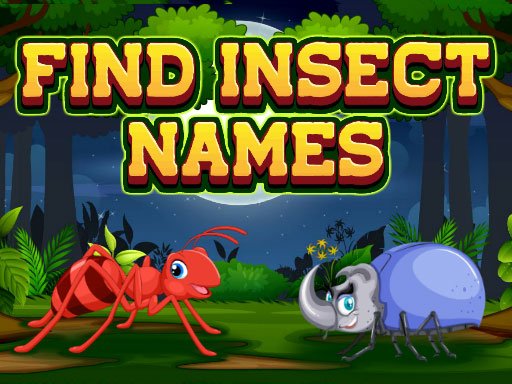 Find Insect Names Game Image
