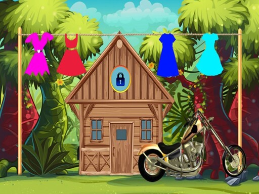 Find The Chopper Motorcycle Key Game Image