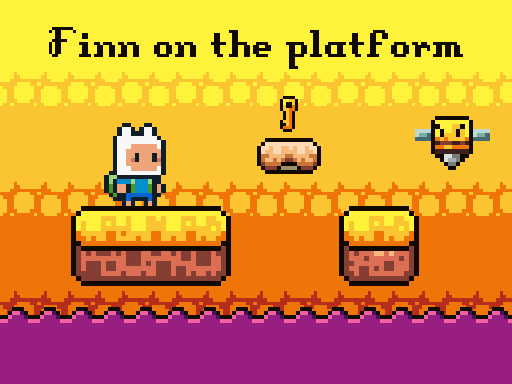 Finn on the platform Game Image