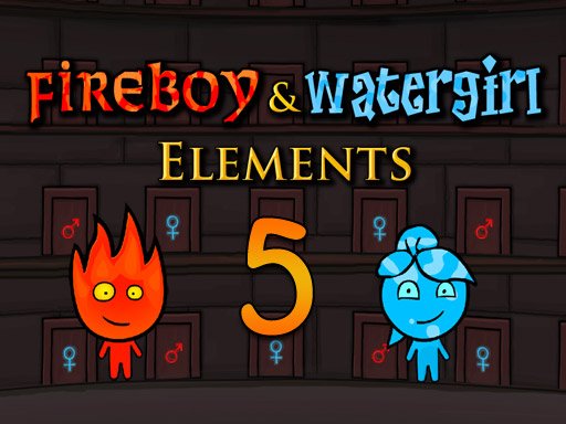 Fireboy And Watergirl 5: Elements The Fire Temple Level 5 Full Gameplay 