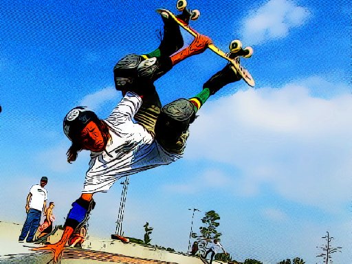 Free Style Skateboarders Game Image