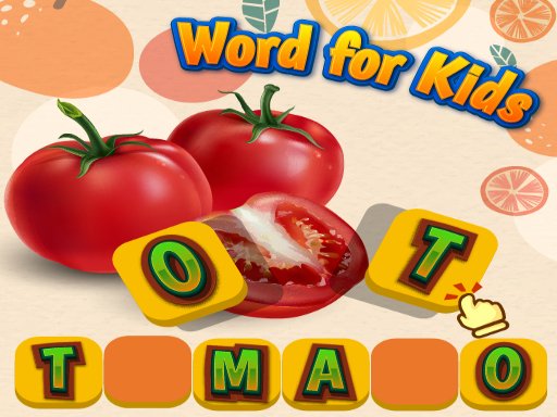 Fruits and Vegetables Word Game Image