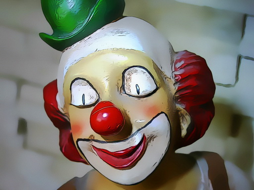 Funny Clown Jigsaw Game Image