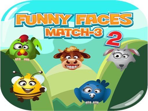 Funny Faces Match3 Game Image