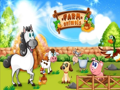 Funny Learning Farm Animals Game Image