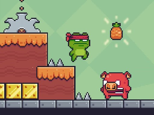 Funny Pixel Adventure Game Image