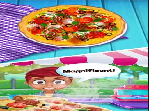 Funny Pizza Maker Game Image