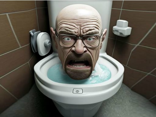 Funny Skibidi Toilet Face Game Image