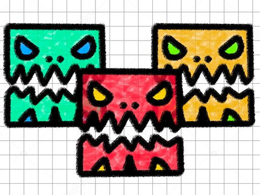 Geometry Dash Paper Note Game Image